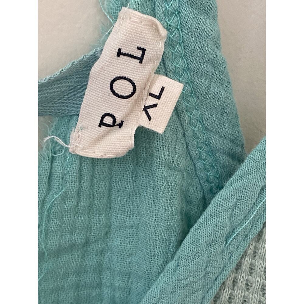 Pol Women’s Plus Size Tank Top Size XL Teal/Aqua Summer Festival Boho Casual - Picture 4 of 5